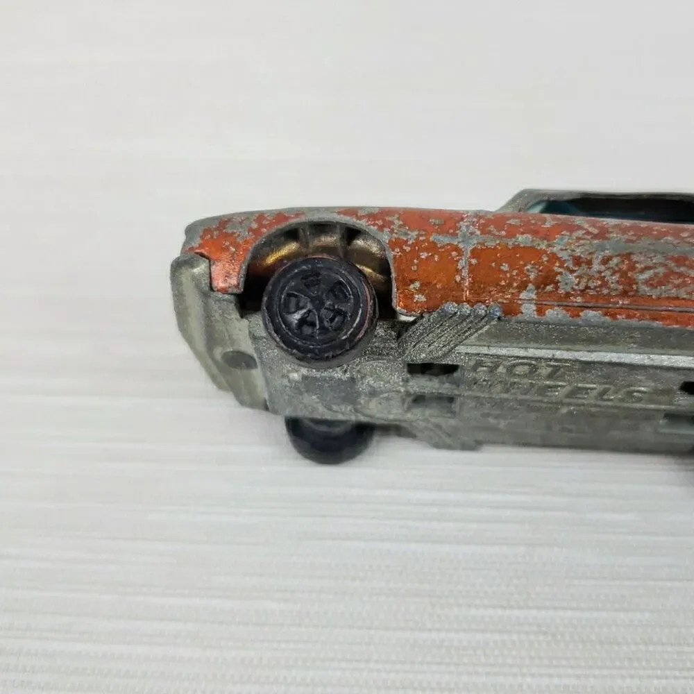 Vintage Hot Wheels Redline Custom Camaro Die Cast Car Hong Kong Mattel Toy Flaws